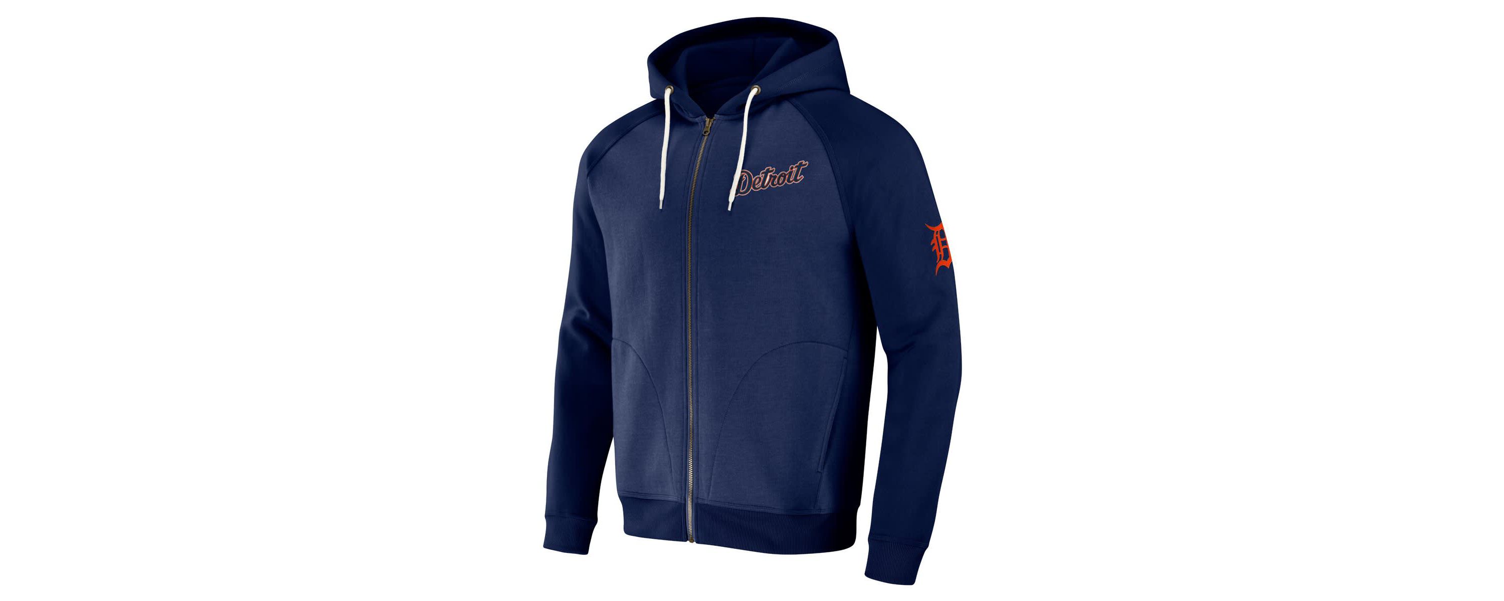 MLB Detroit Tigers Raglan Full-Zip Hoodie