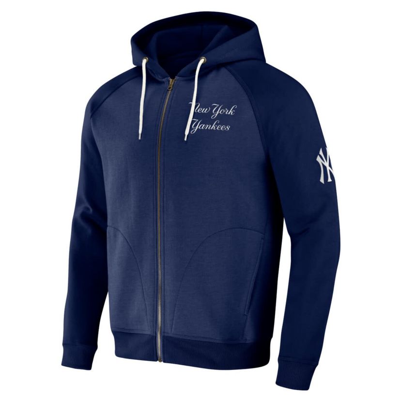 MLB New York Yankees Raglan Full-Zip Hoodie