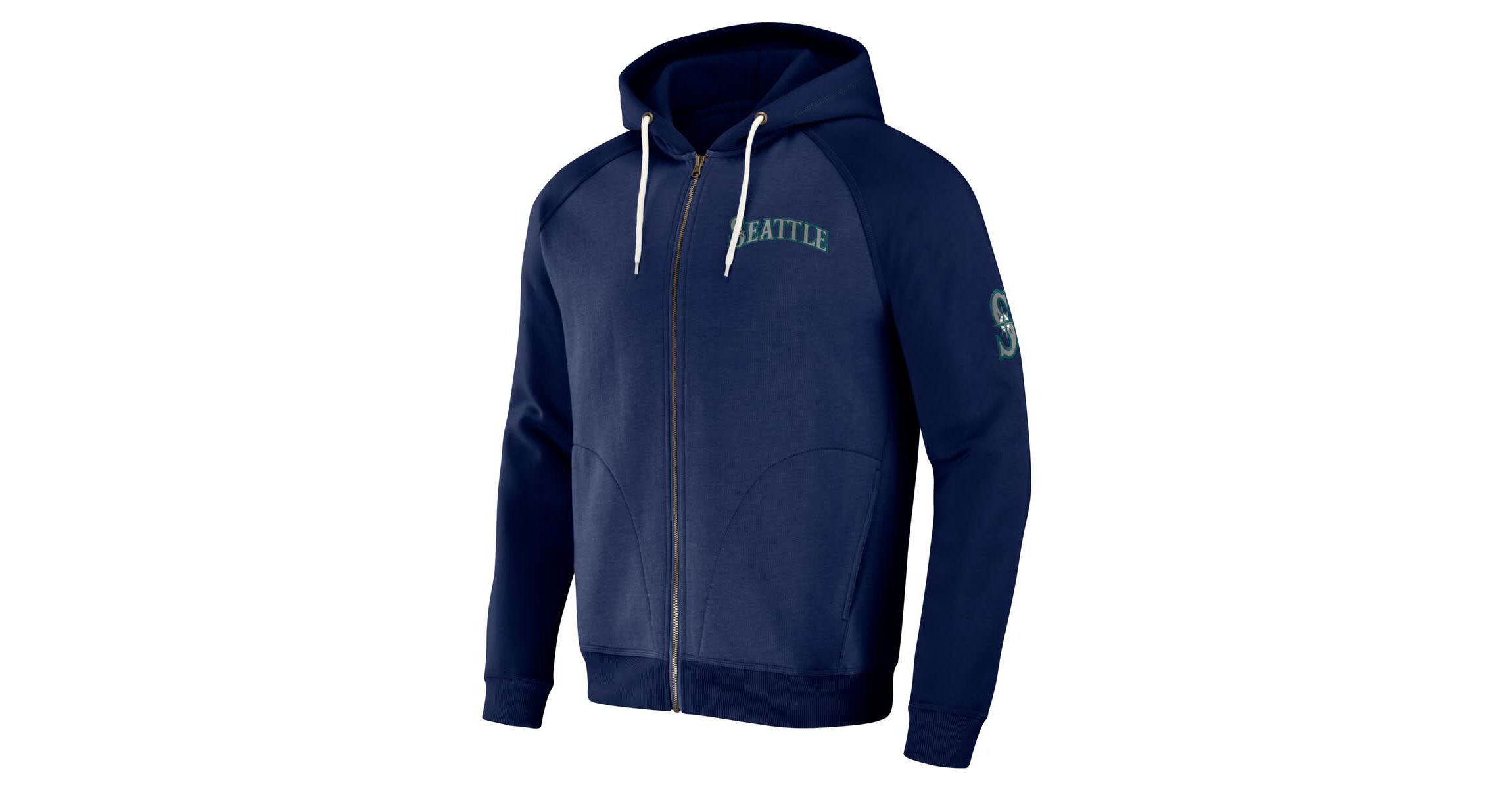 MLB Seattle Mariners Raglan Full-Zip Hoodie