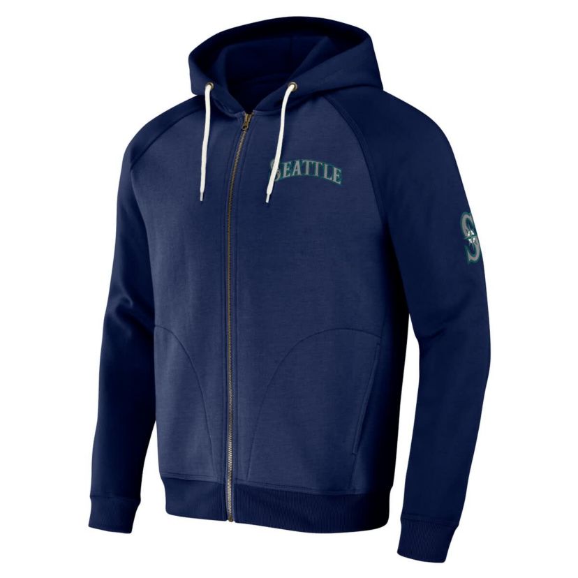 MLB Seattle Mariners Raglan Full-Zip Hoodie