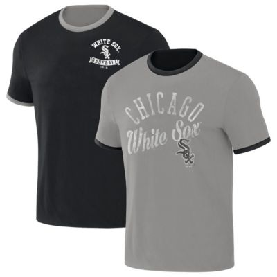 Darius Rucker Collection by Fanatics Men's Chicago White Sox MLB Chicago Sox Two-Way Ringer Reversible T-Shirt