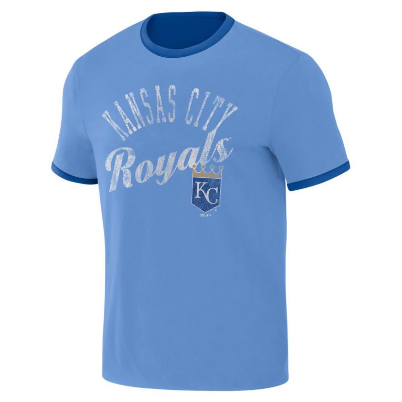MLB Royal/Light Kansas City Royals Two-Way Ringer Reversible T-Shirt