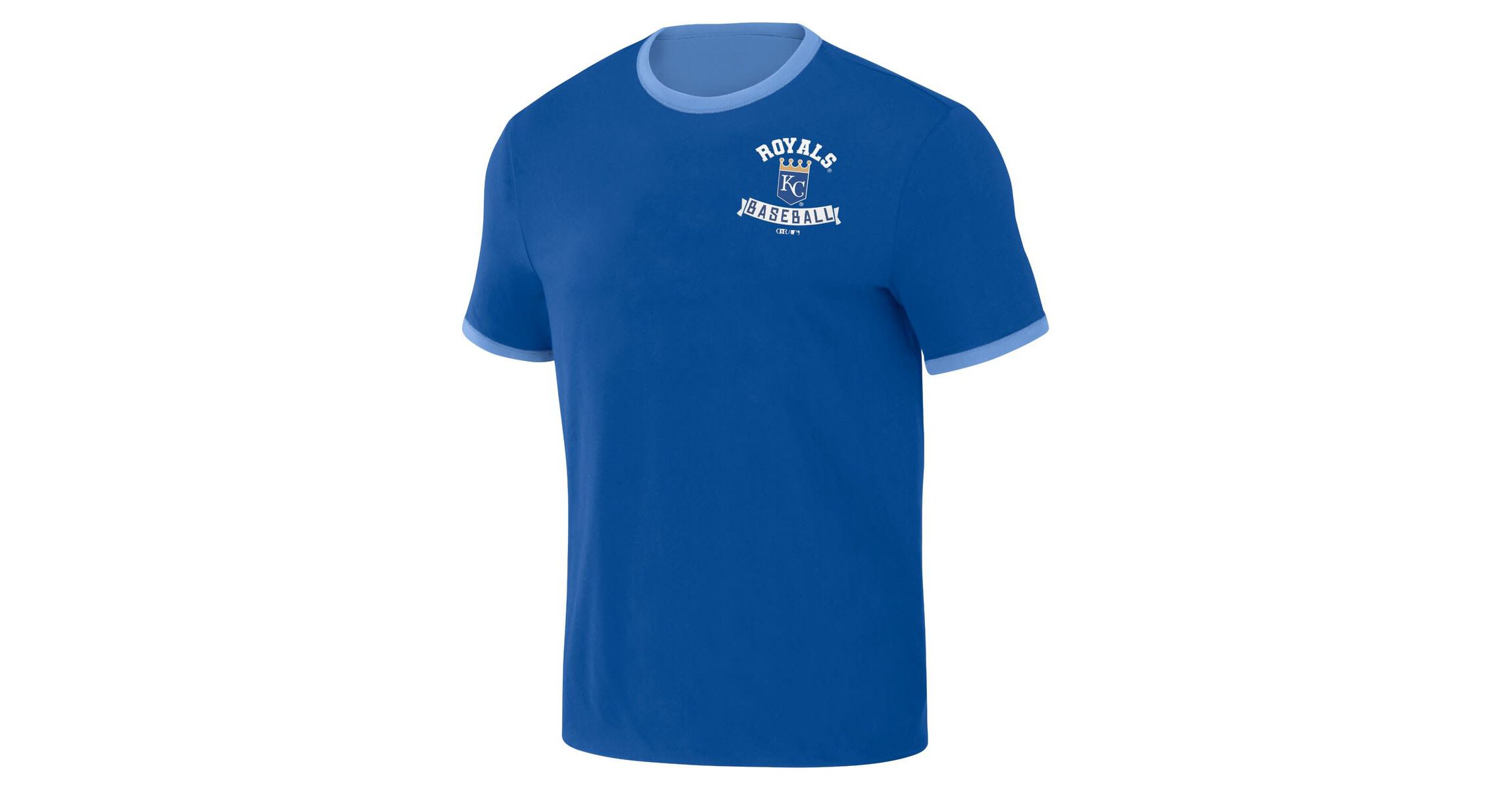 MLB Royal/Light Kansas City Royals Two-Way Ringer Reversible T-Shirt