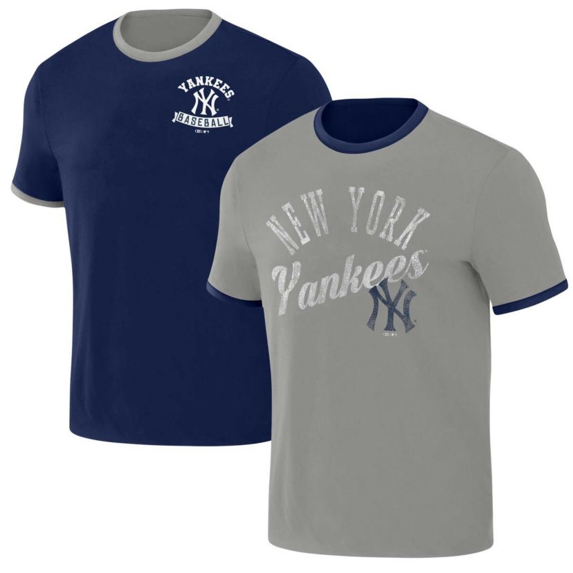 MLB New York Yankees Two-Way Ringer Reversible T-Shirt