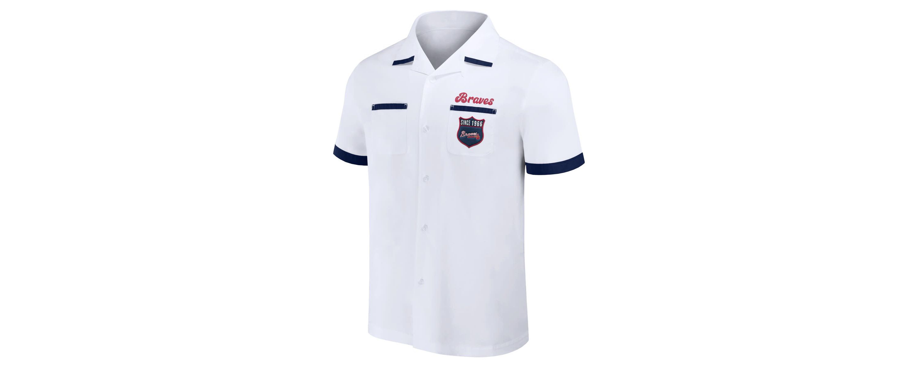 MLB Atlanta Braves Bowling Button-Up Shirt