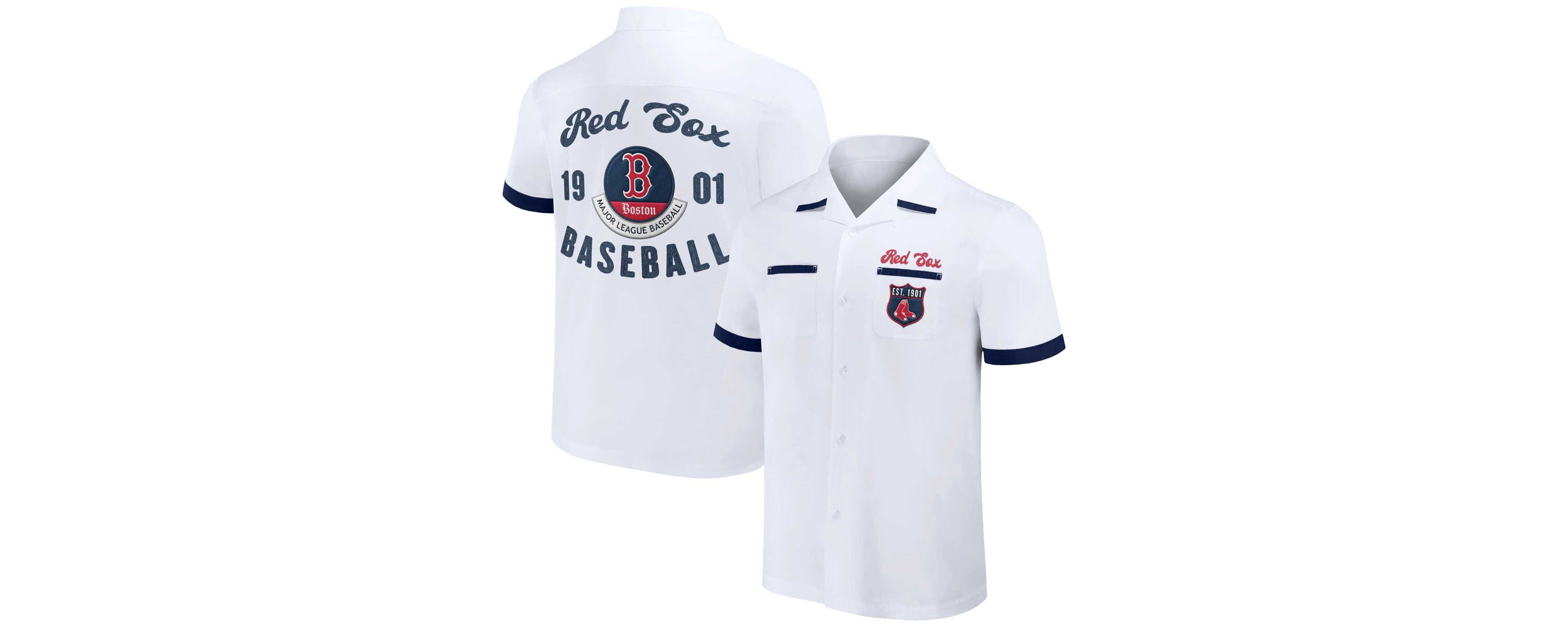 Boston Red Sox MLB Boston Sox Bowling Button-Up Shirt