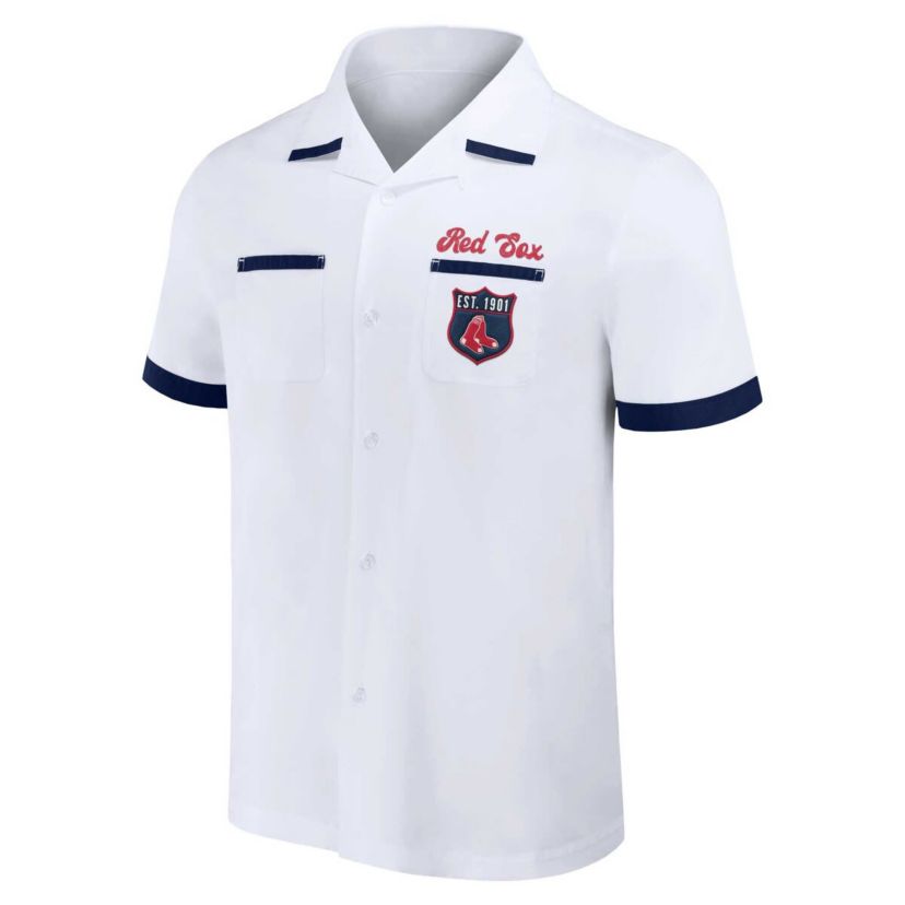 Boston Red Sox MLB Boston Sox Bowling Button-Up Shirt