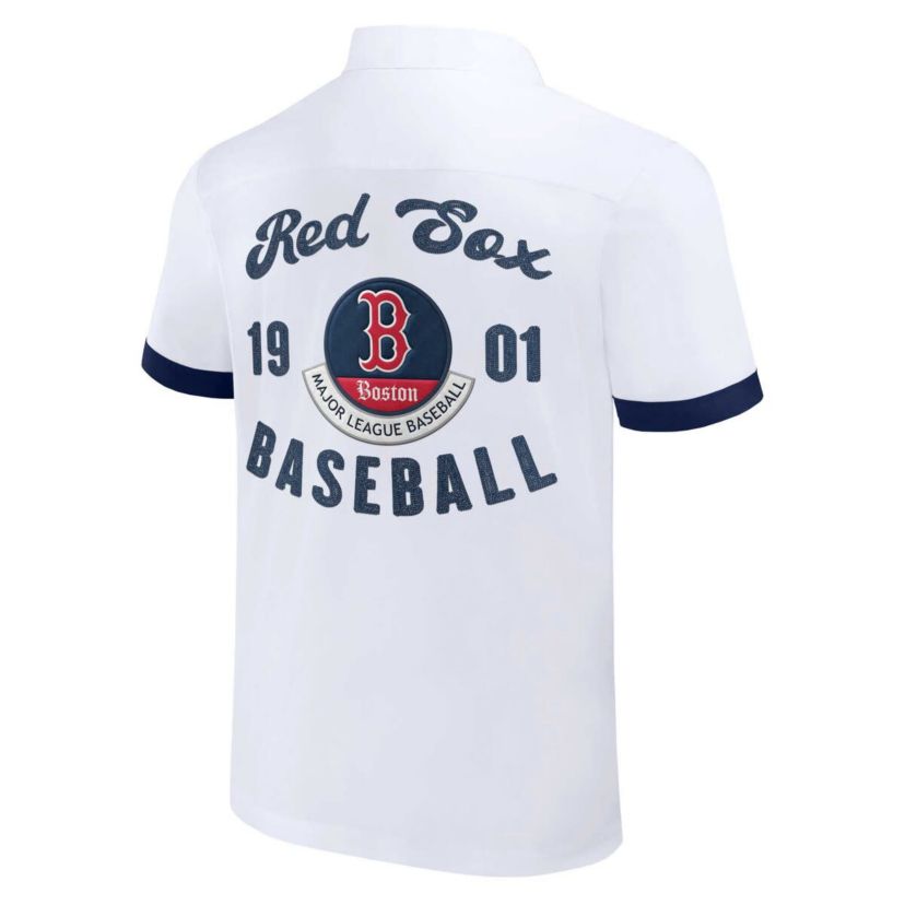 Boston Red Sox MLB Boston Sox Bowling Button-Up Shirt