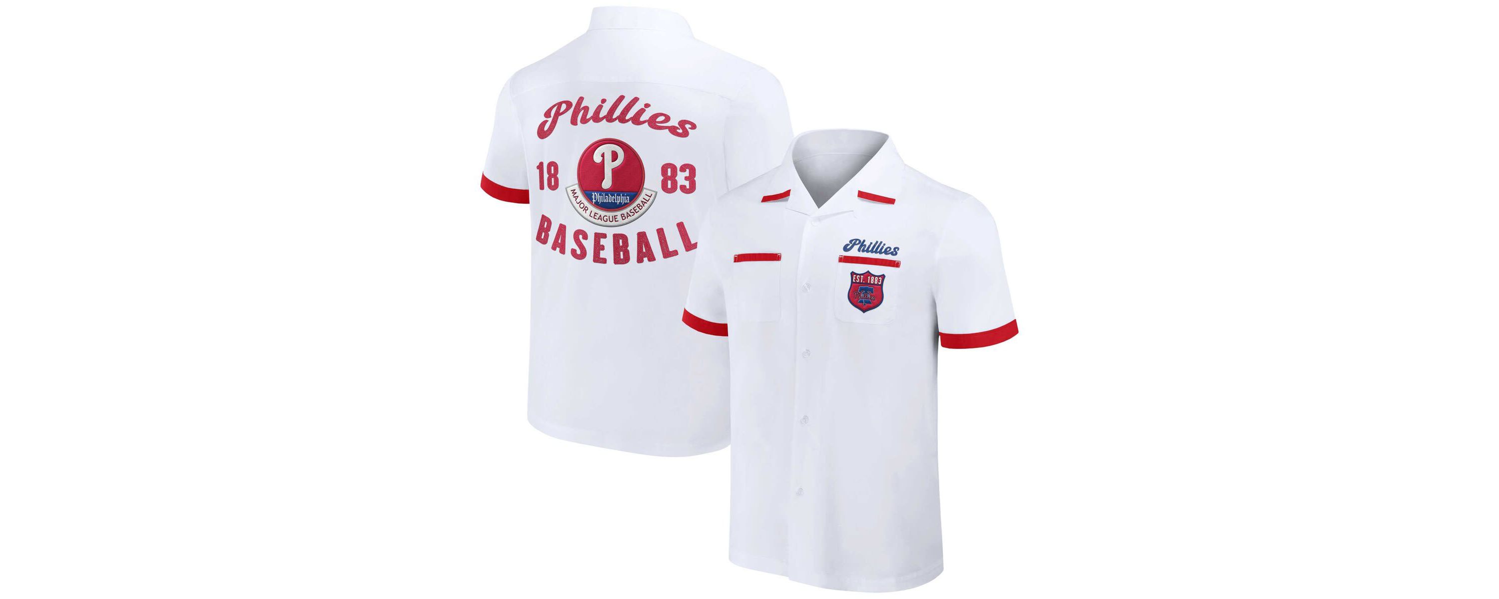 MLB Philadelphia Phillies Bowling Button-Up Shirt