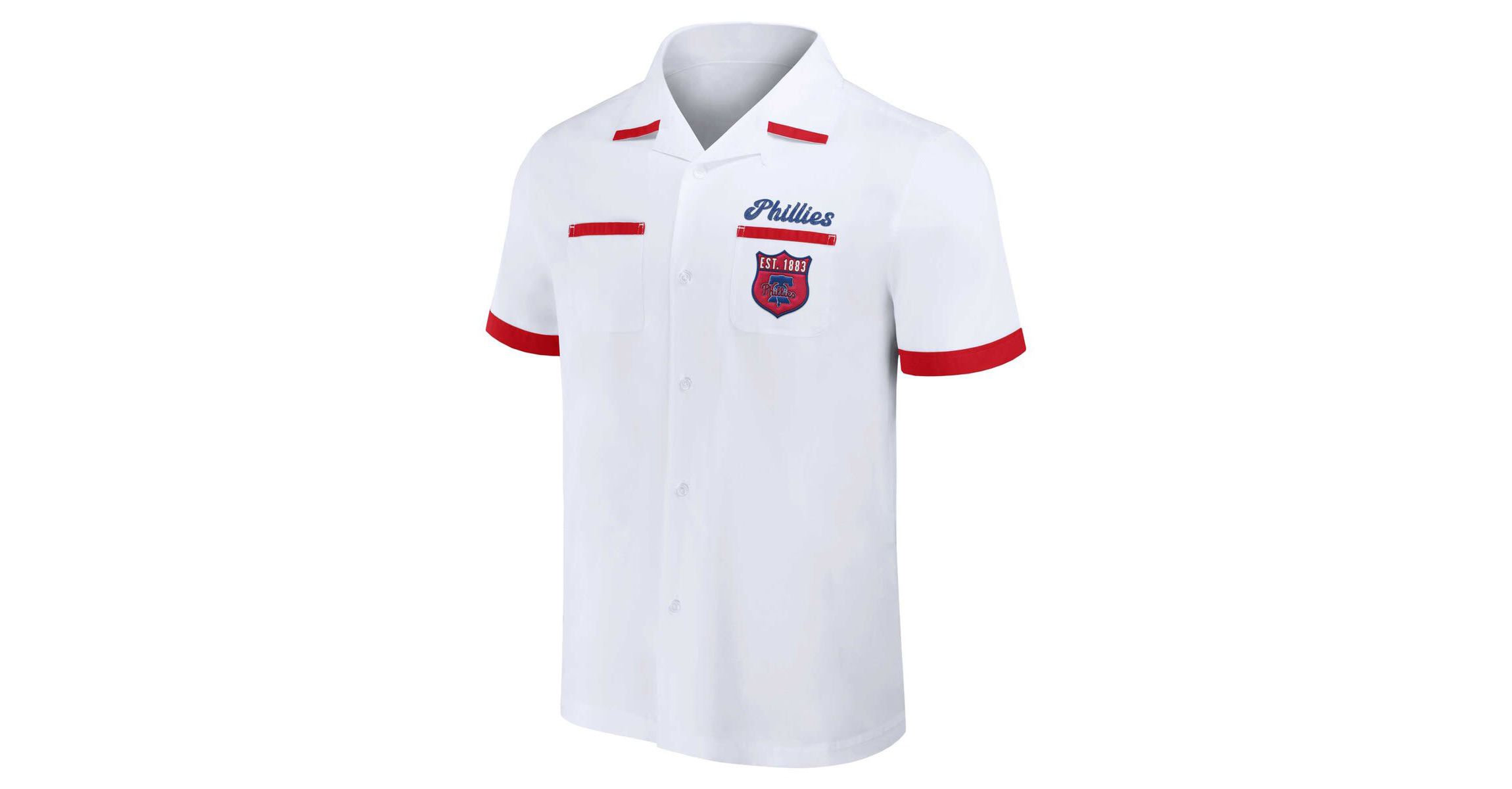 MLB Philadelphia Phillies Bowling Button-Up Shirt
