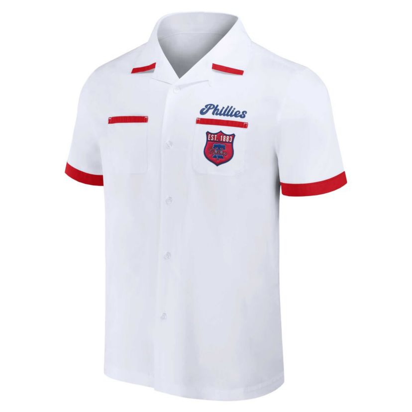 MLB Philadelphia Phillies Bowling Button-Up Shirt