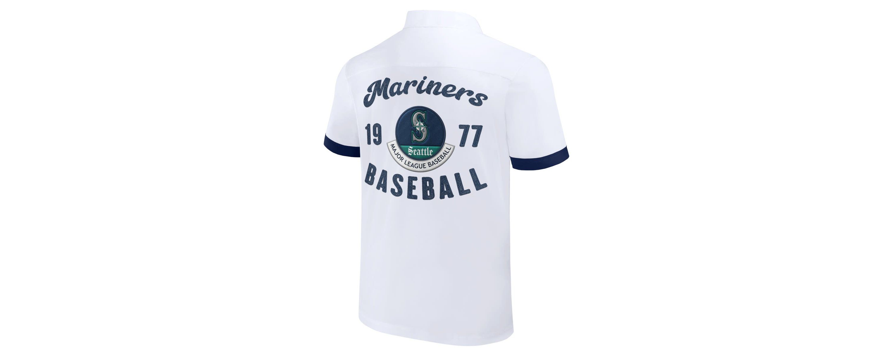 MLB Seattle Mariners Bowling Button-Up Shirt