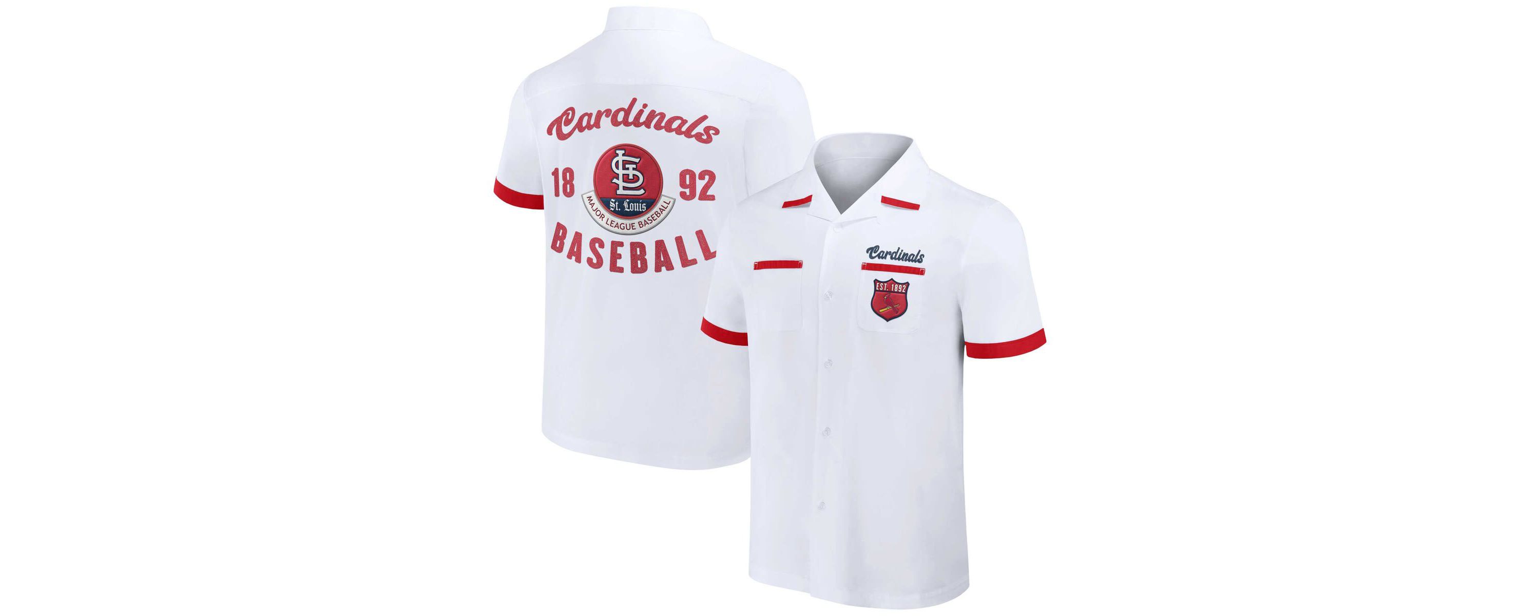 MLB St. Louis Cardinals Bowling Button-Up Shirt