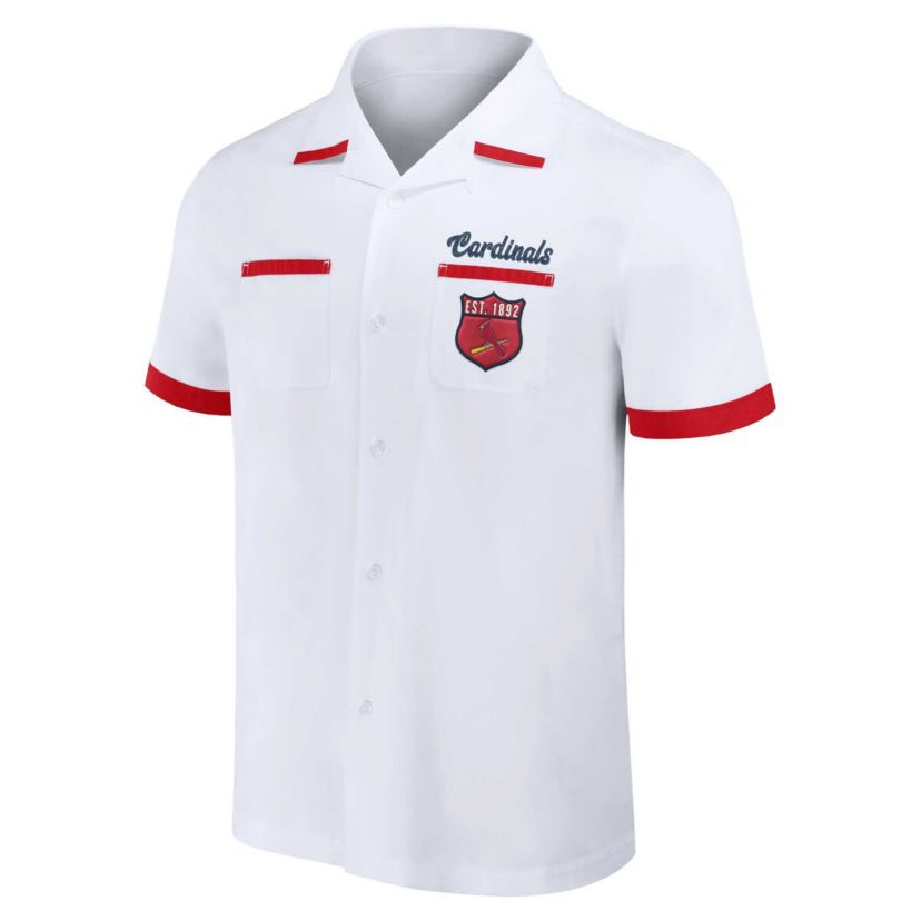 MLB St. Louis Cardinals Bowling Button-Up Shirt