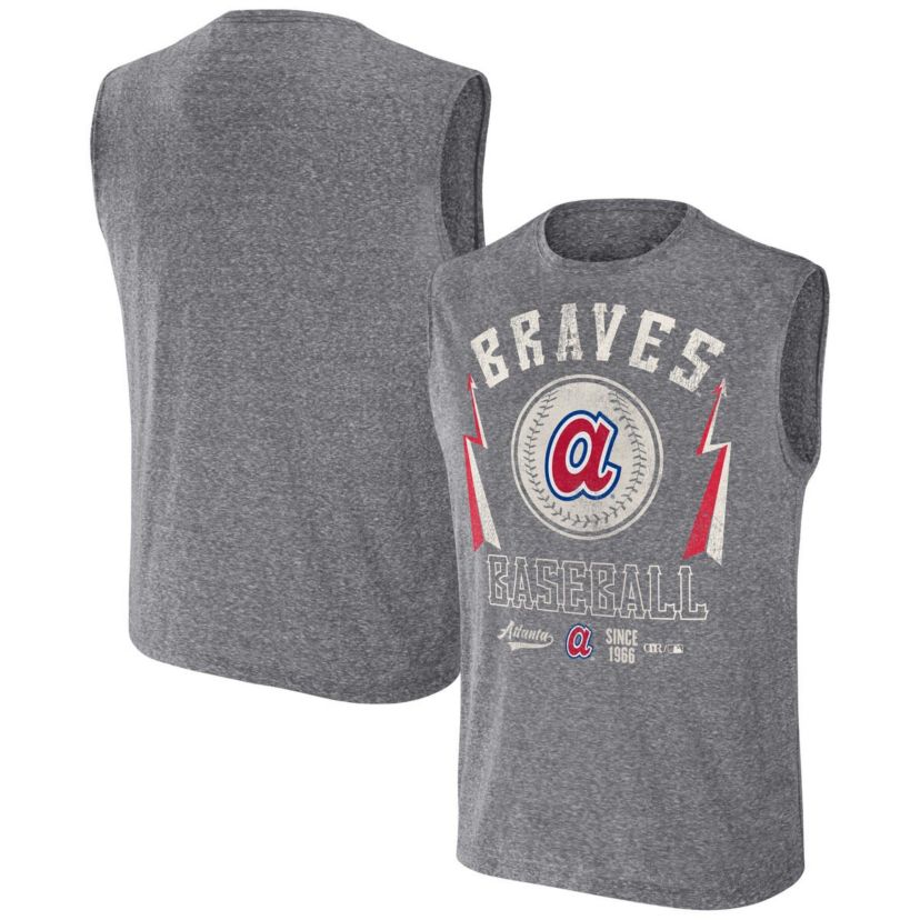 MLB Atlanta Braves Relaxed-Fit Muscle Tank Top