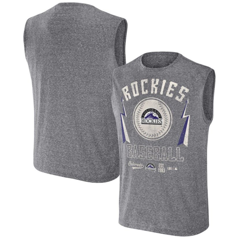 MLB Colorado Rockies Relaxed-Fit Muscle Tank Top