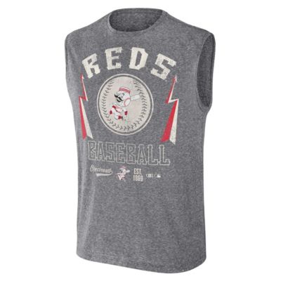 MLB Cincinnati Reds Relaxed-Fit Muscle Tank Top