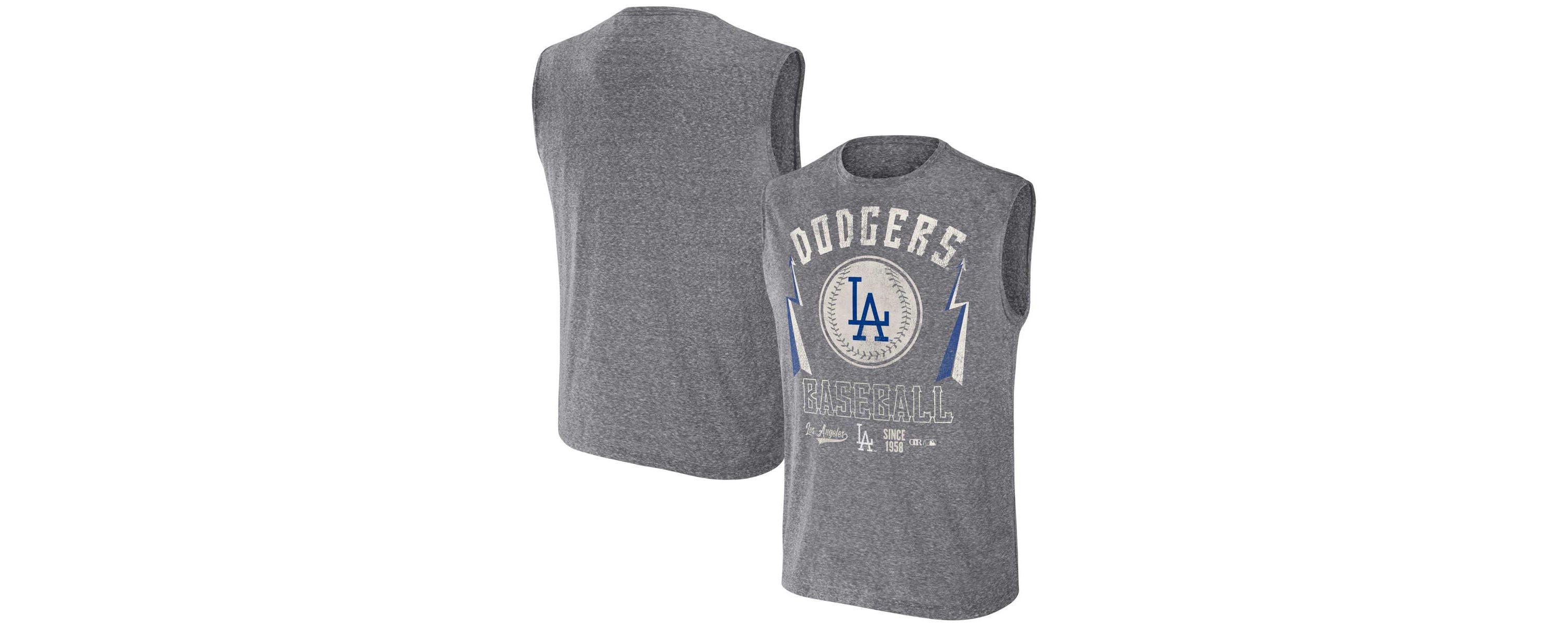 MLB Los Angeles Dodgers Relaxed-Fit Muscle Tank Top