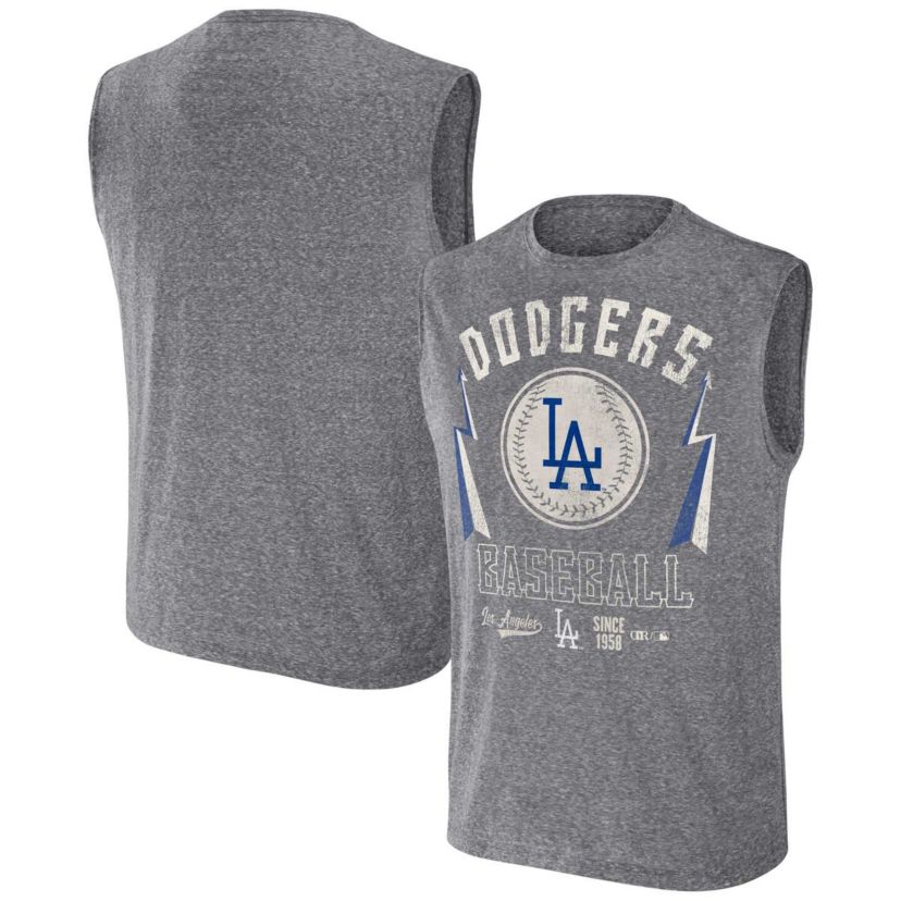 MLB Los Angeles Dodgers Relaxed-Fit Muscle Tank Top