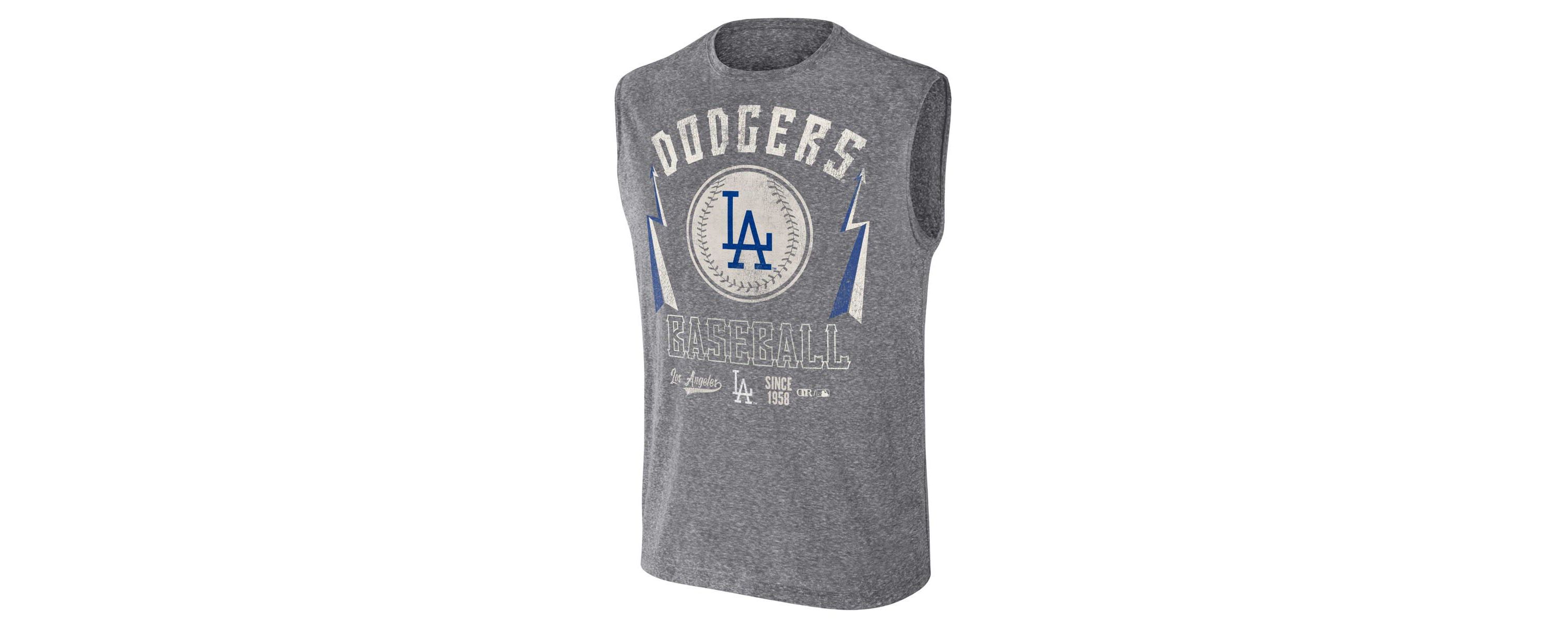 MLB Los Angeles Dodgers Relaxed-Fit Muscle Tank Top