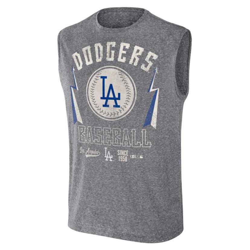 MLB Los Angeles Dodgers Relaxed-Fit Muscle Tank Top