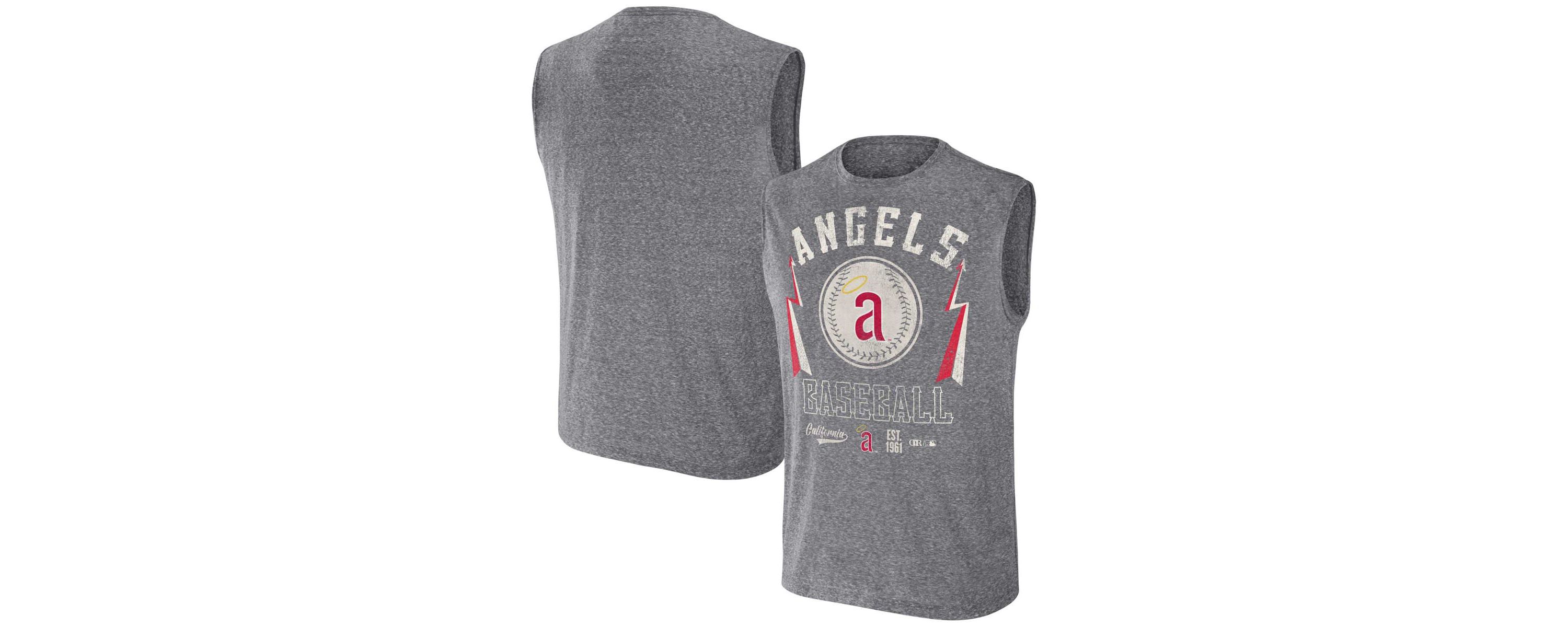MLB Los Angeles Angels Relaxed-Fit Muscle Tank Top