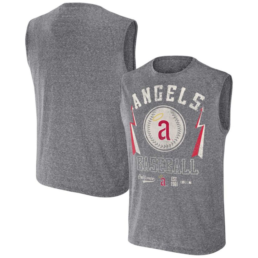 MLB Los Angeles Angels Relaxed-Fit Muscle Tank Top