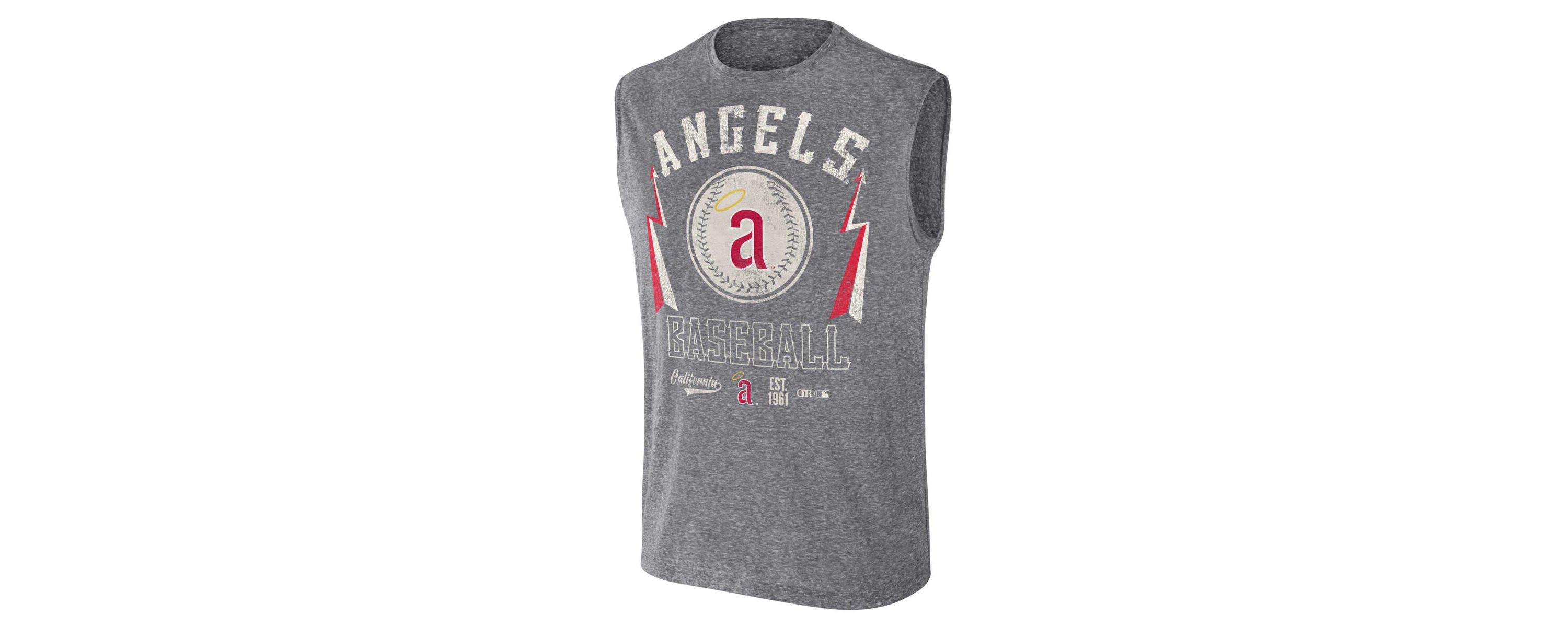 MLB Los Angeles Angels Relaxed-Fit Muscle Tank Top