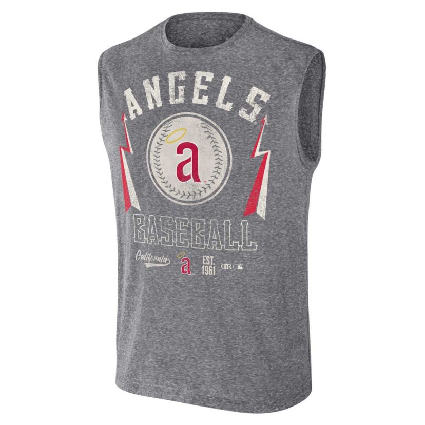 MLB Los Angeles Angels Relaxed-Fit Muscle Tank Top
