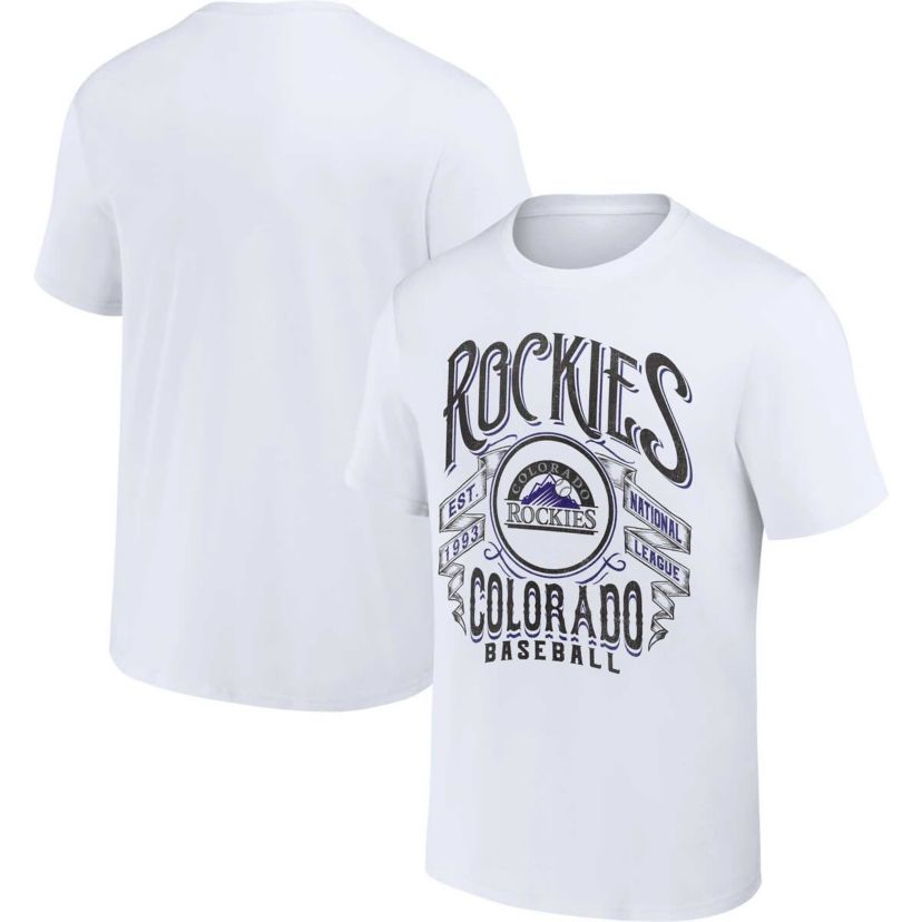 MLB Colorado Rockies Distressed Rock T-Shirt