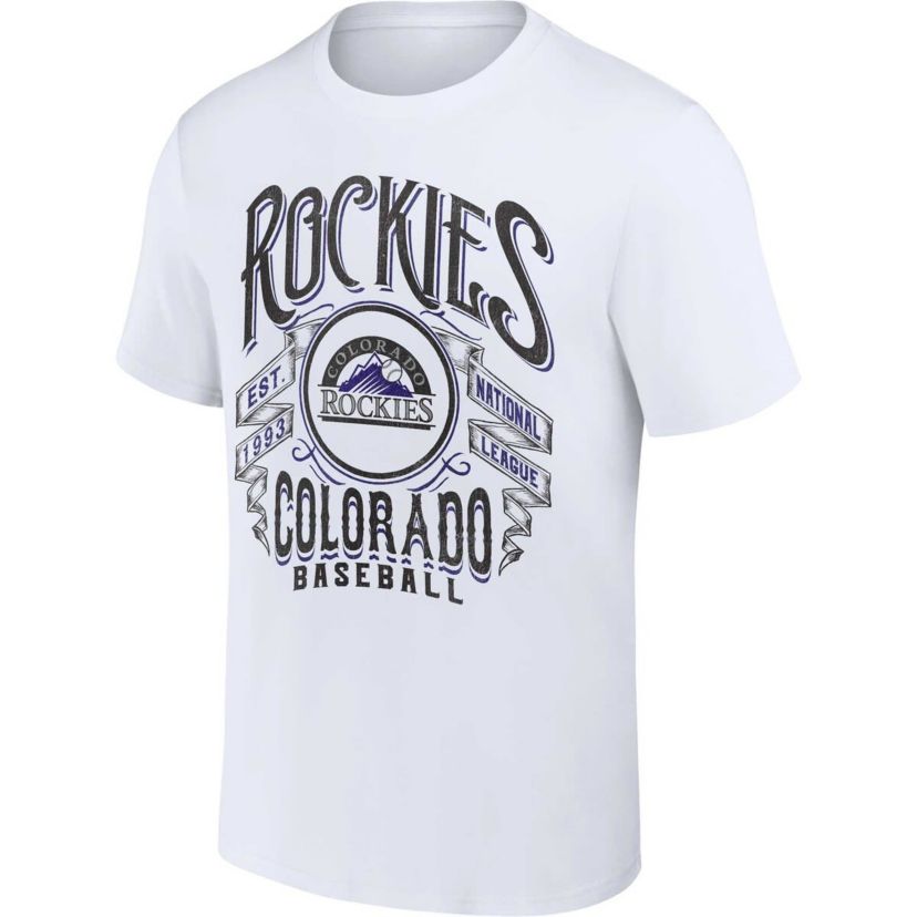 MLB Colorado Rockies Distressed Rock T-Shirt