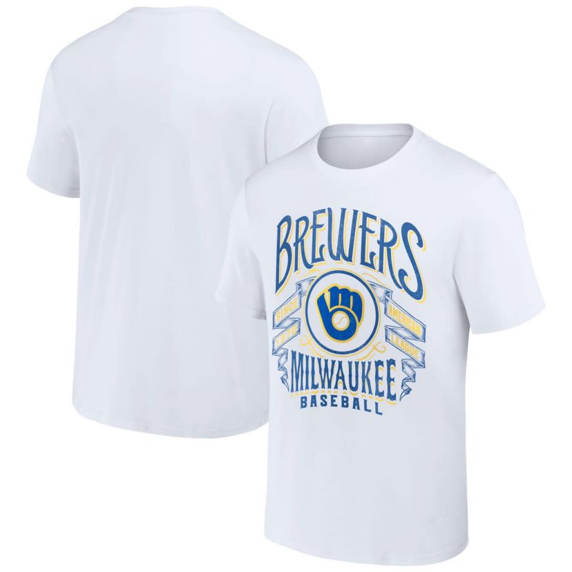 MLB Milwaukee Brewers Distressed Rock T-Shirt