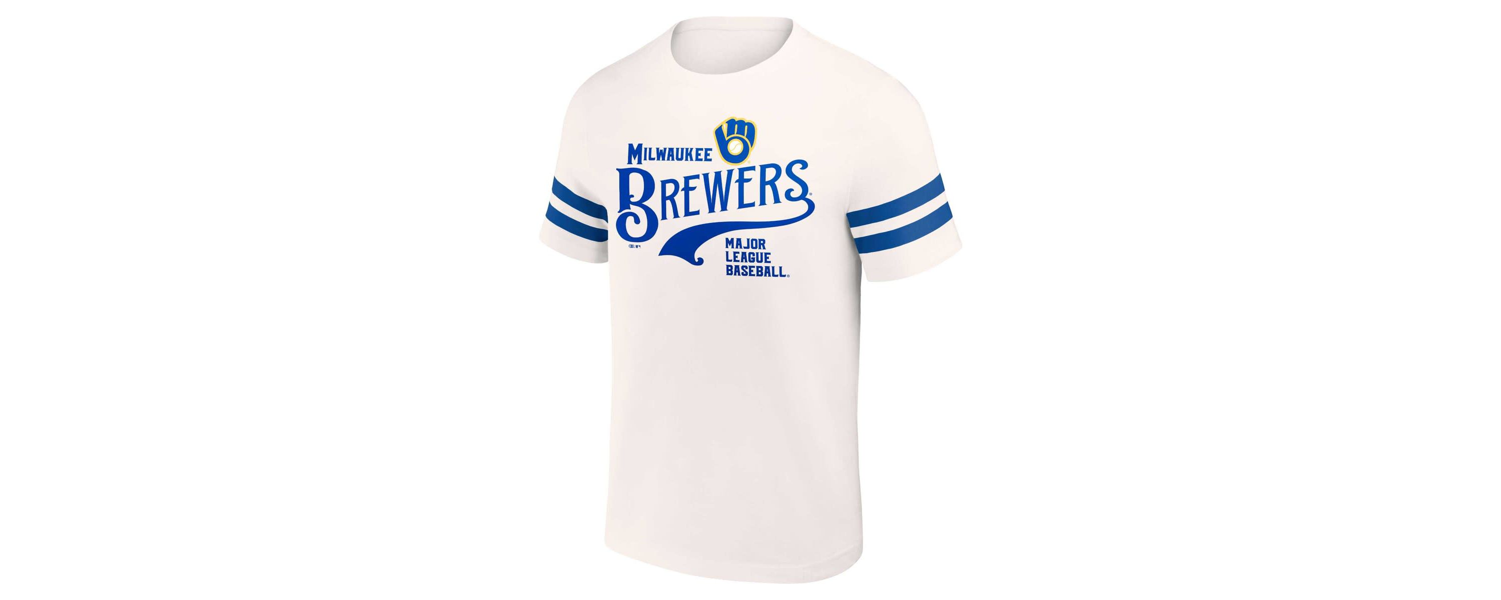 MLB Milwaukee Brewers Yarn Dye Vintage T-Shirt