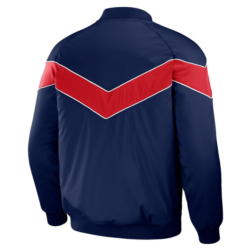 Boston Red Sox MLB Boston Sox Baseball Raglan Full-Snap Jacket