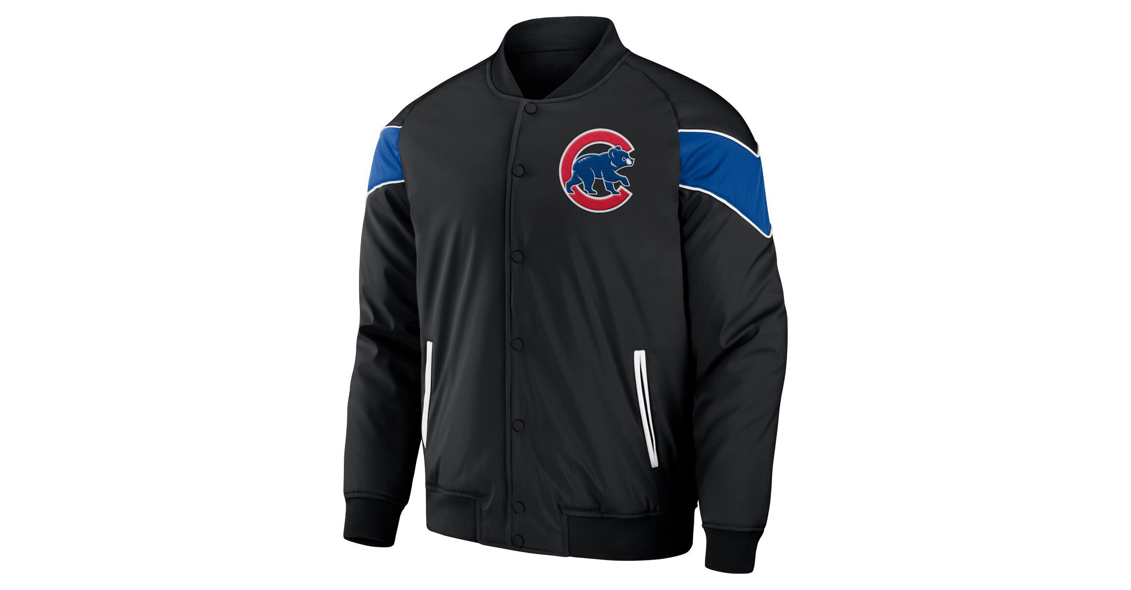 MLB Chicago Cubs Baseball Raglan Full-Snap Jacket