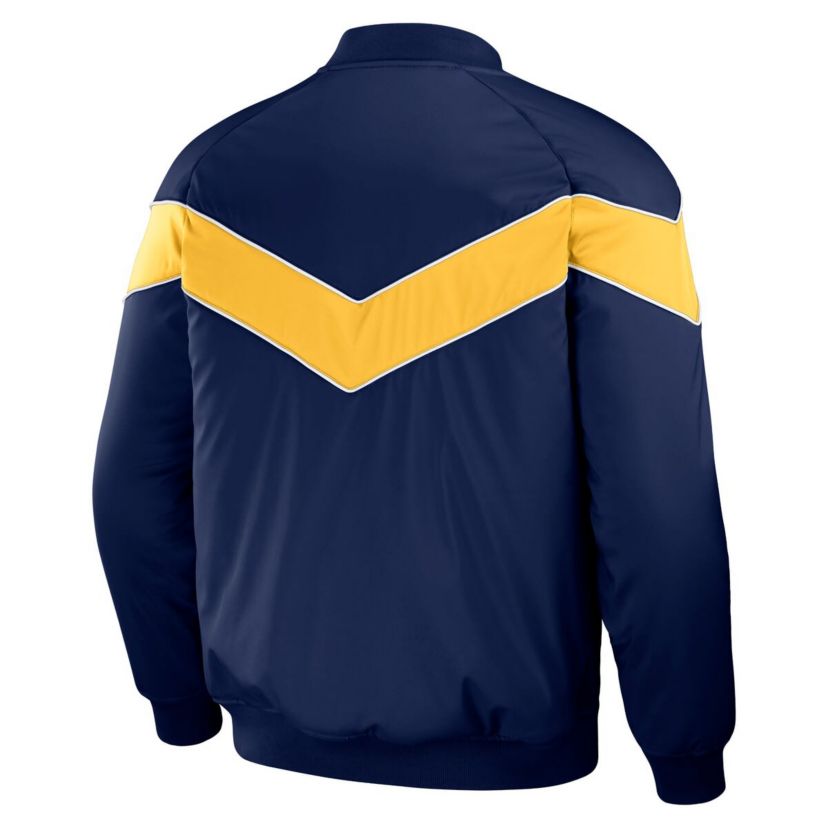 MLB Milwaukee Brewers Baseball Raglan Full-Snap Jacket
