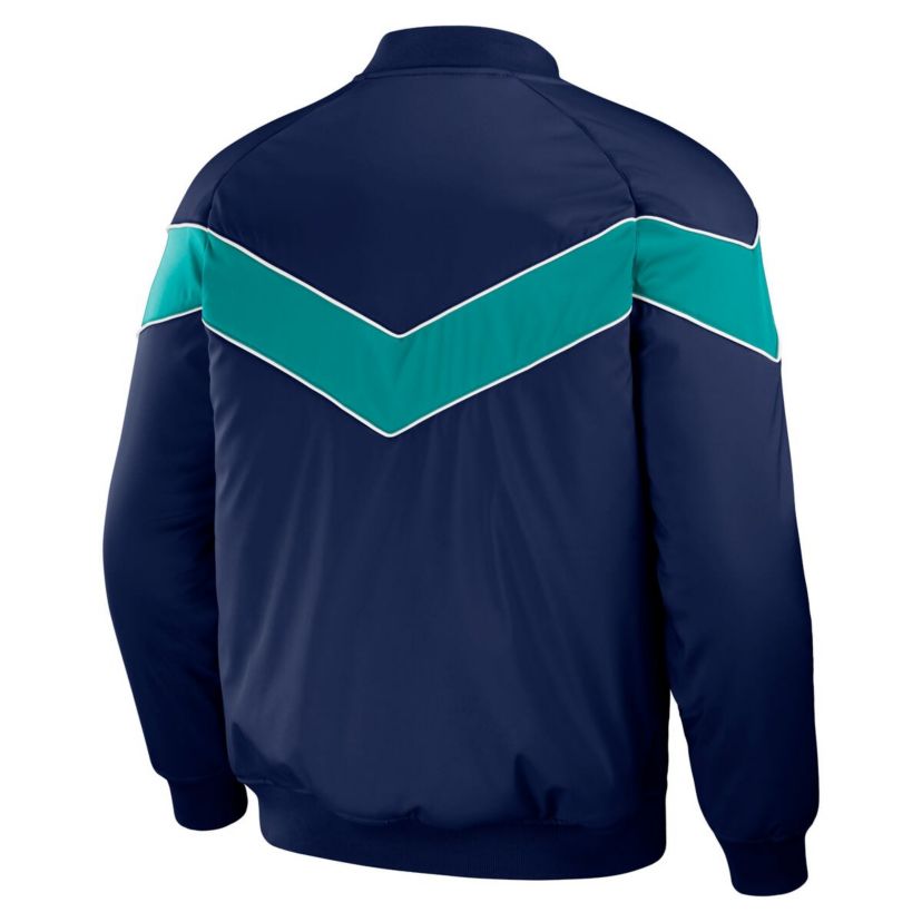 MLB Seattle Mariners Baseball Raglan Full-Snap Jacket
