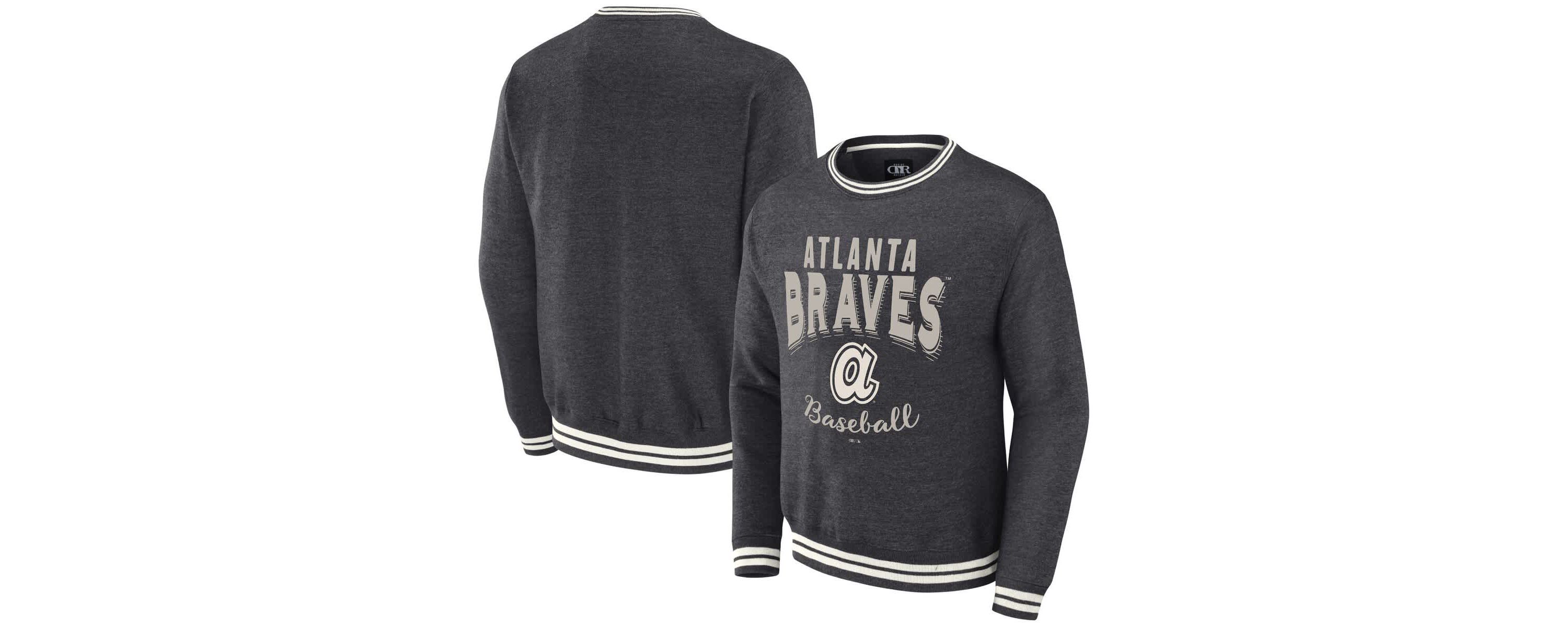 MLB Atlanta Braves Vintage Pullover Sweatshirt