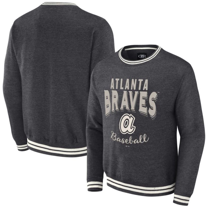 MLB Atlanta Braves Vintage Pullover Sweatshirt