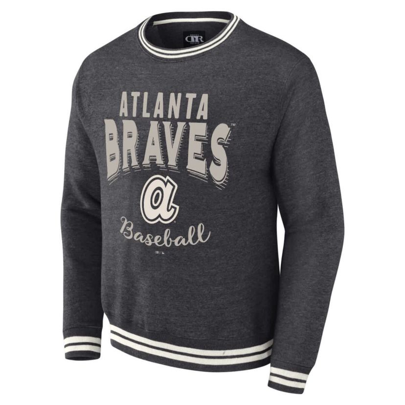 MLB Atlanta Braves Vintage Pullover Sweatshirt