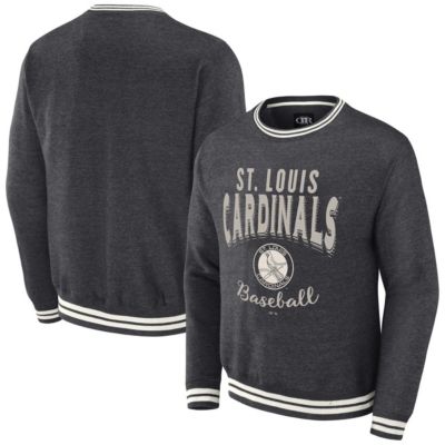 Darius Rucker Collection by Fanatics Men's MLB St. Louis Cardinals Vintage Pullover Sweatshirt, Grey, Medium