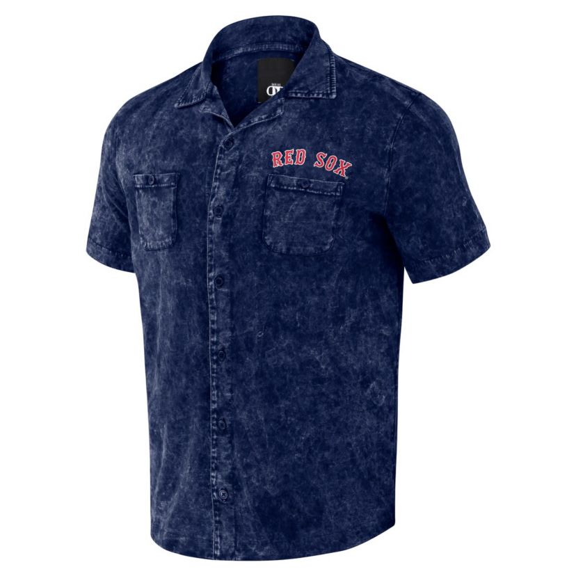 Boston Red Sox MLB Boston Sox Team Color Button-Up Shirt