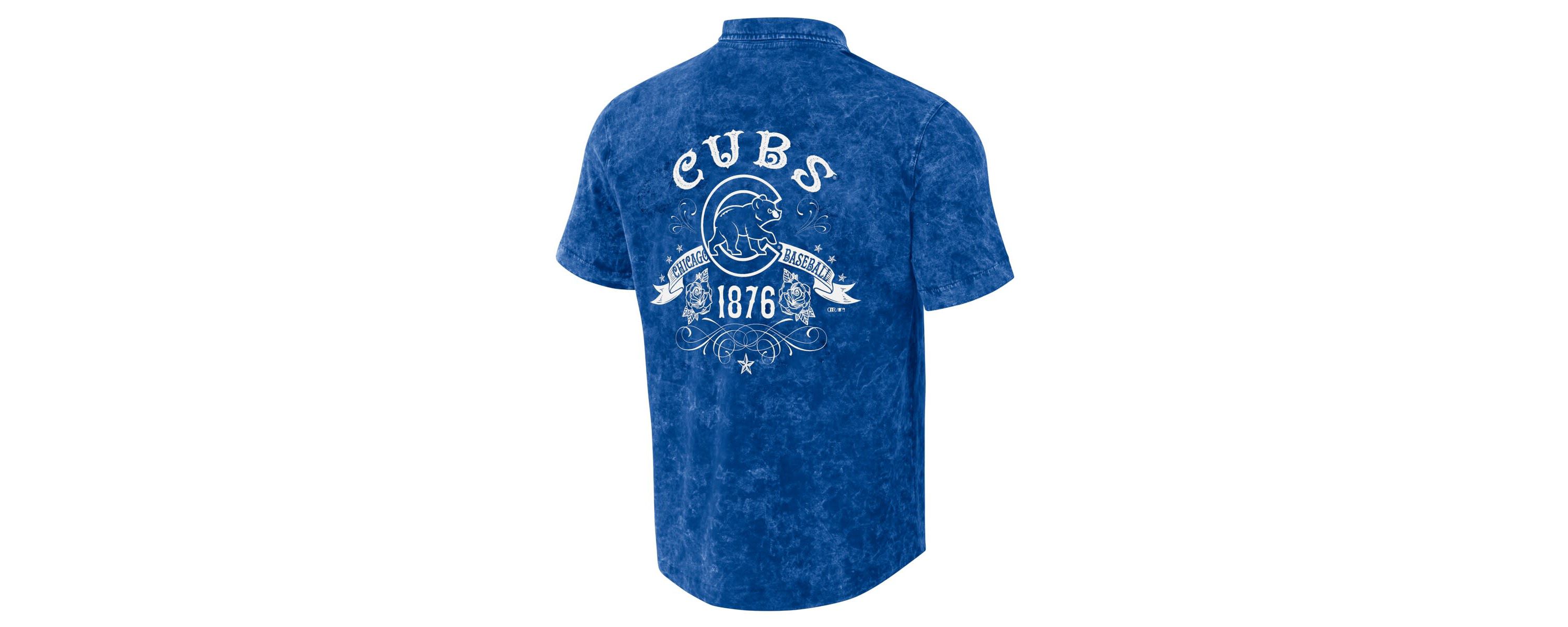 MLB Chicago Cubs Team Color Button-Up Shirt