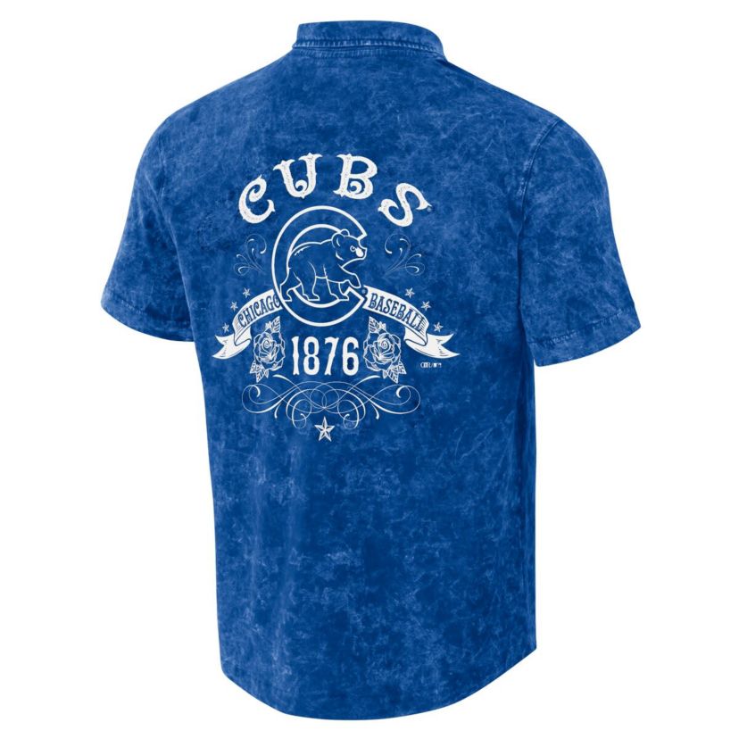 MLB Chicago Cubs Team Color Button-Up Shirt