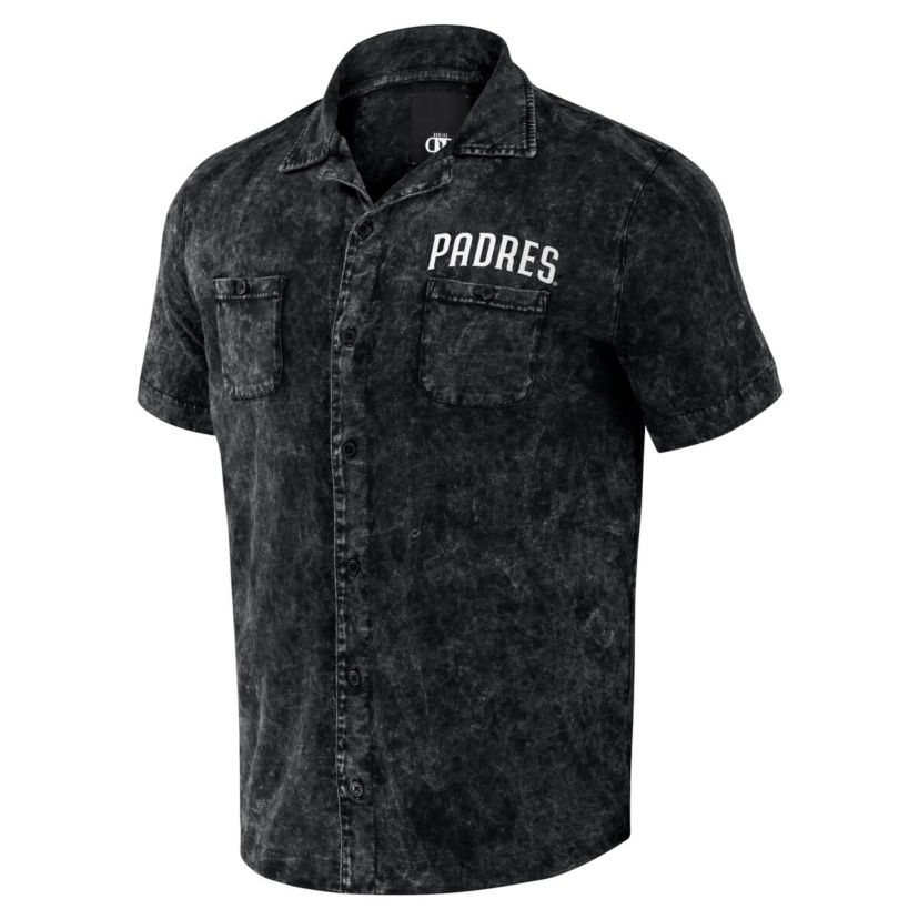 MLB San Diego Padres Team Color Button-Up Shirt