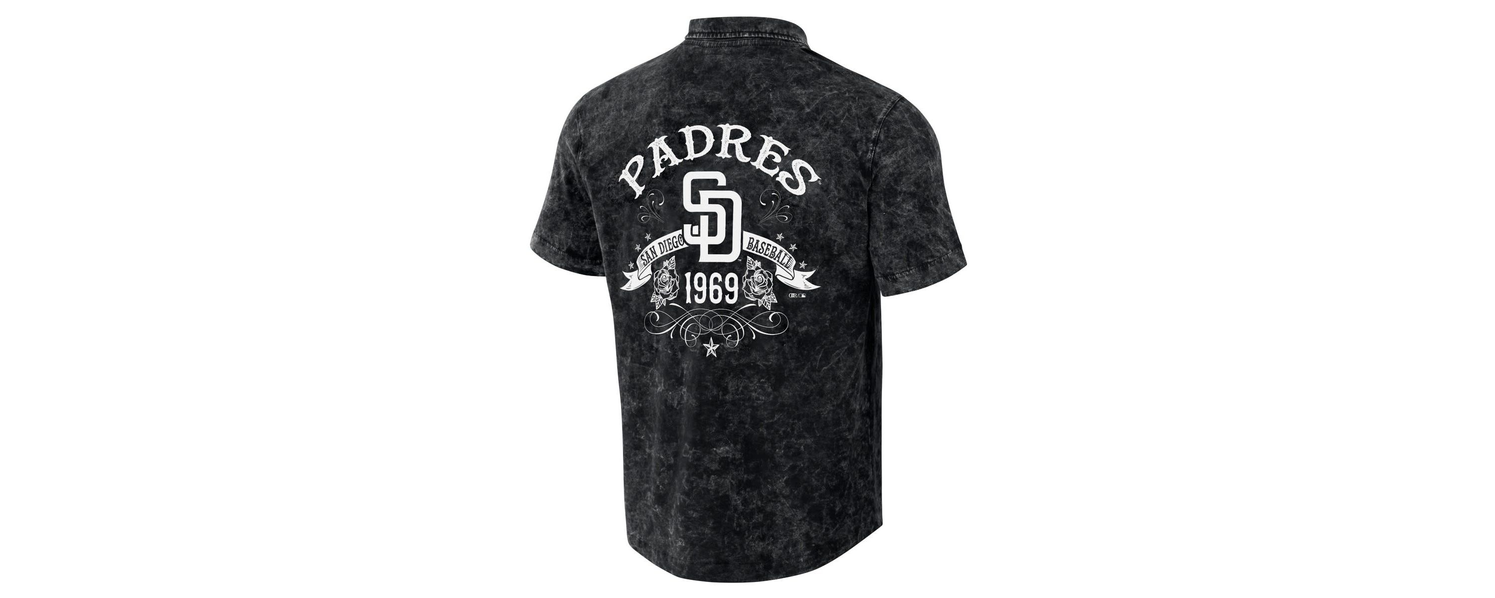 MLB San Diego Padres Team Color Button-Up Shirt