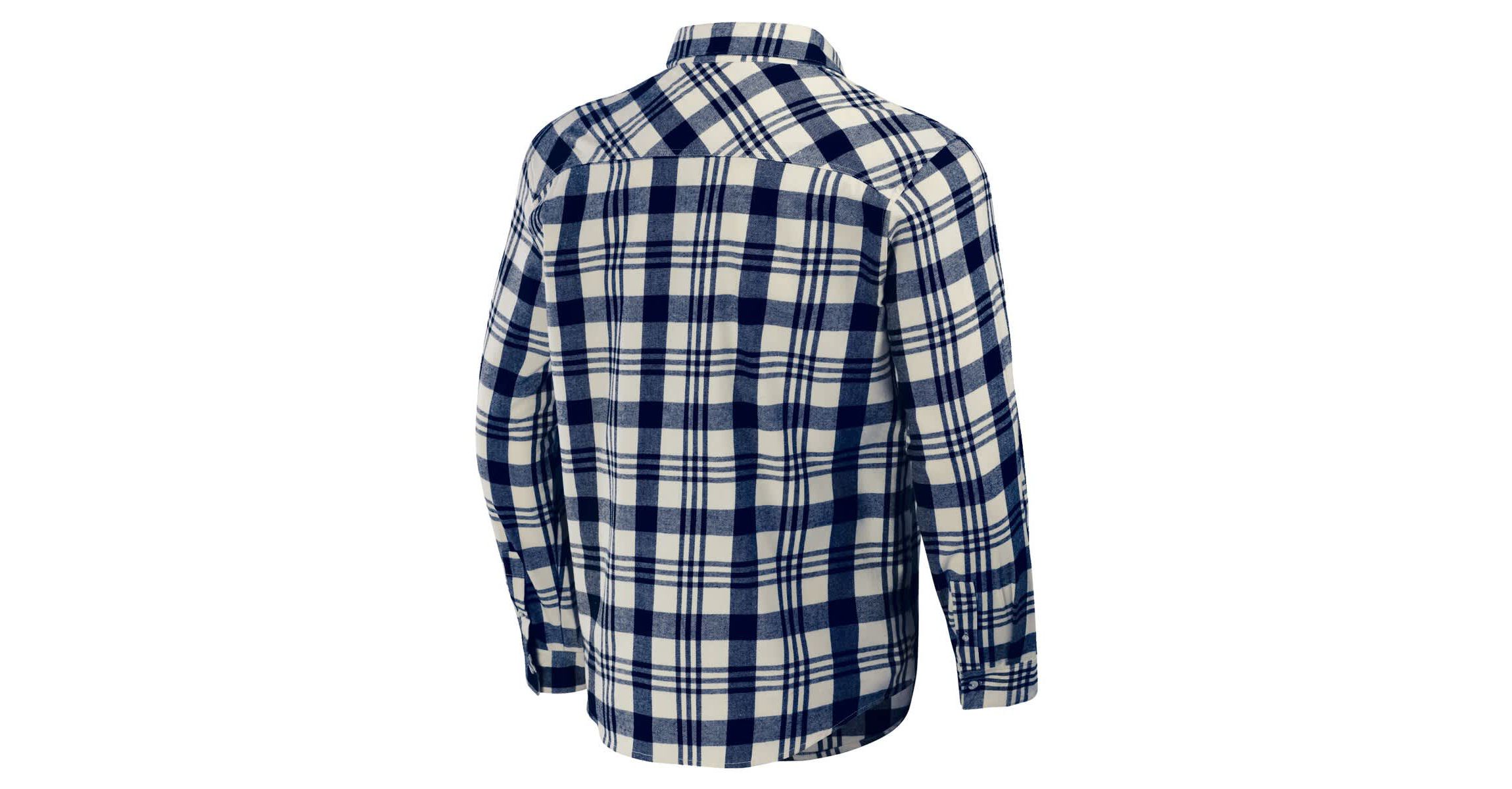 MLB Detroit Tigers Plaid Flannel Button-Up Shirt
