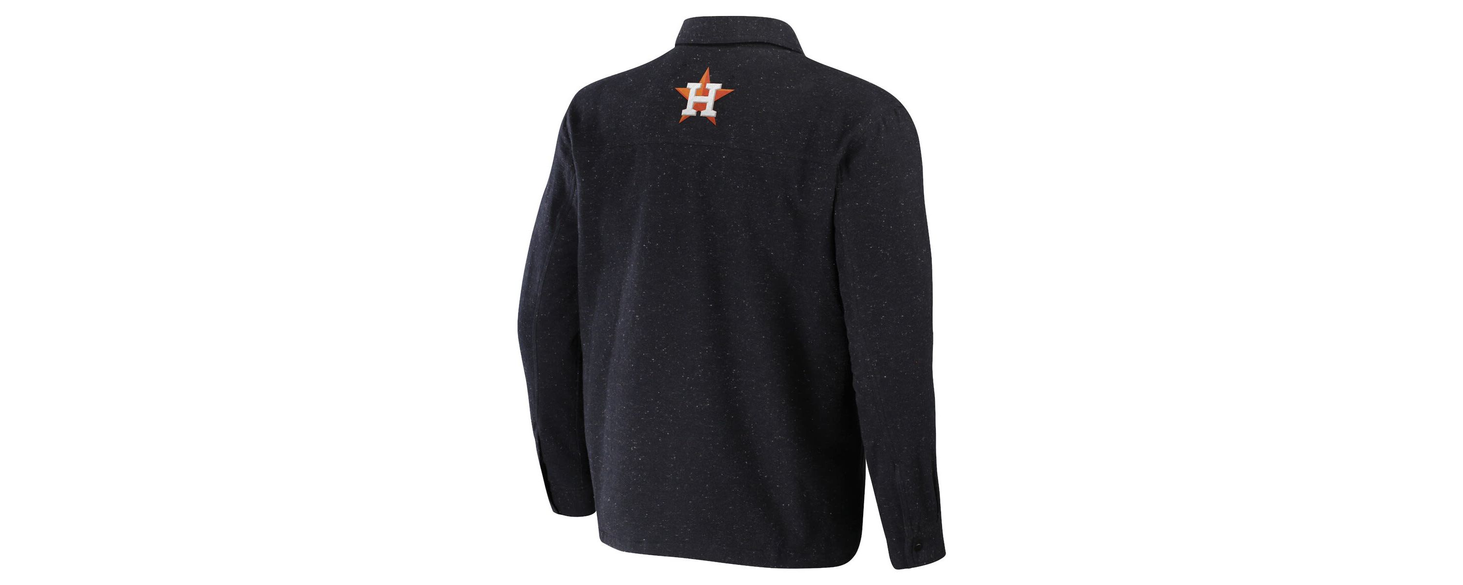 MLB Houston Astros Ringstop Full-Snap Shacket
