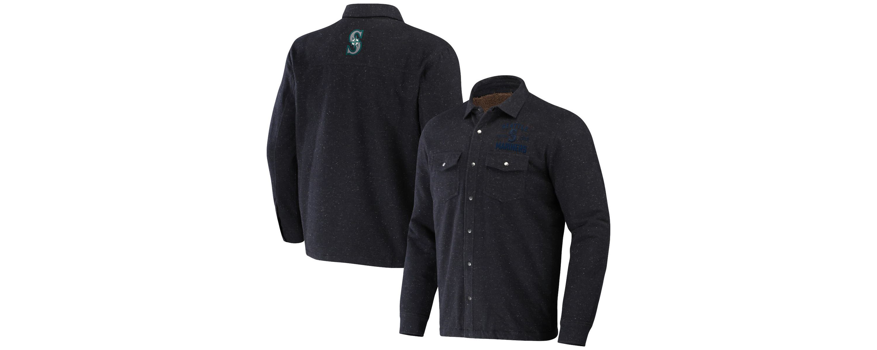 MLB Seattle Mariners Ringstop Full-Snap Shacket