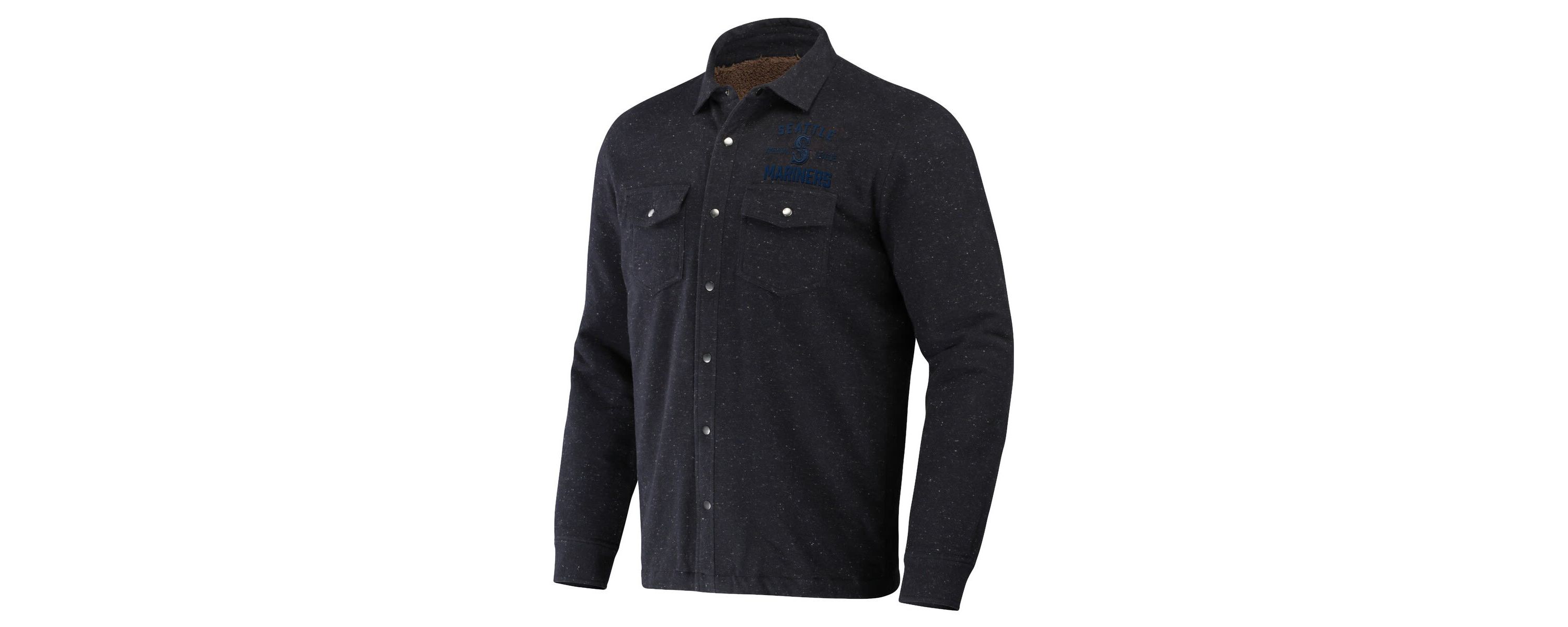 MLB Seattle Mariners Ringstop Full-Snap Shacket